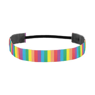 Cinta Para La Cabeza Sencillamente patrón arco iris