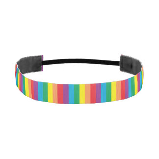 Cinta Para La Cabeza Sencillamente patrón arco iris