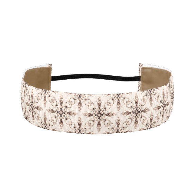 Cinta Para La Cabeza Sepia Neo Victoria Woodland Fractal (Anverso)