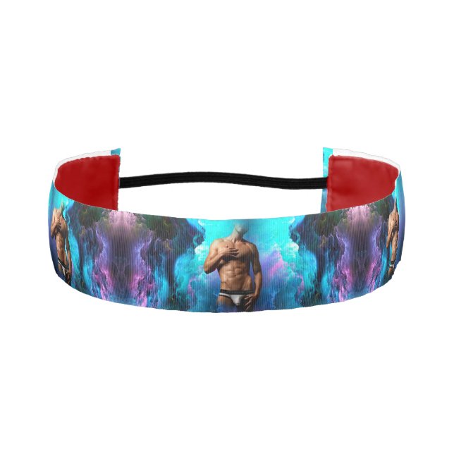 Cinta Para La Cabeza SlipperyJoe hombre muscular macizo de ropa interio (Anverso)