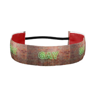 Cinta Para La Cabeza SlipperyJoe iluminado letrero de neón gay brillant