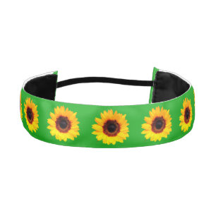 Cinta Para La Cabeza Sólo una flor de girasol + tu fondo e ideas
