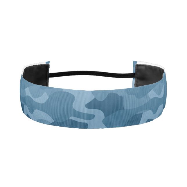 Cinta Para La Cabeza Steel Blue Monocolor Camo (Anverso)