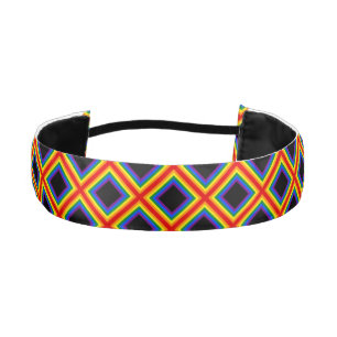 Cinta Para La Cabeza Stripes Square Frame RAINBOW + tu idea