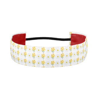 Cinta Para La Cabeza Sunflower and daisy  Satin Ribbon 