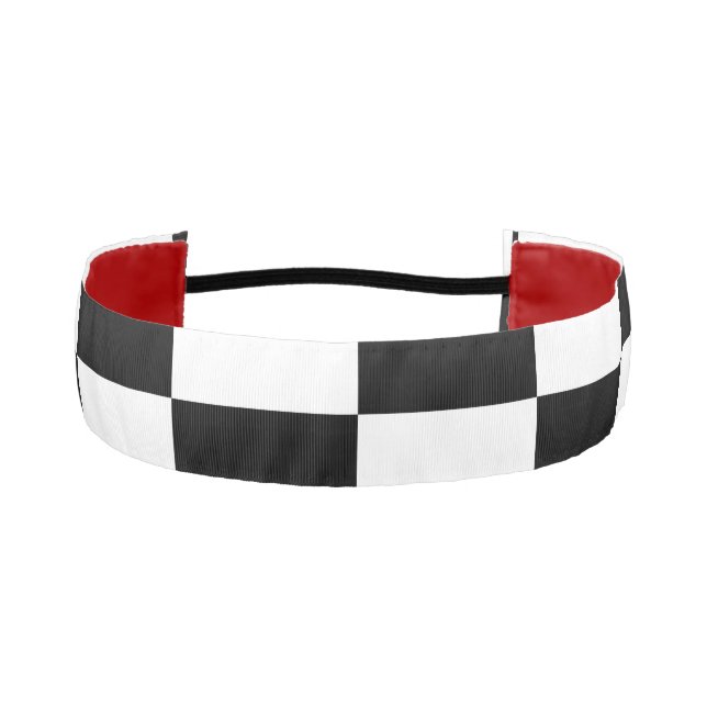 Cinta Para La Cabeza tablero de ajedrez (Anverso)