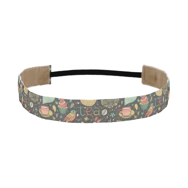 Cinta Para La Cabeza Tarjeta brillante sabrosa del té (Anverso)
