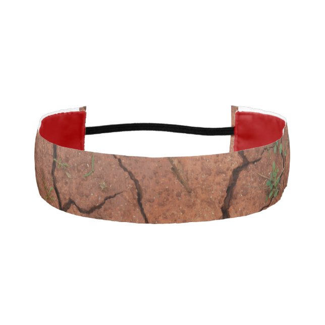 Cinta Para La Cabeza tierra seca y agrietada (Anverso)