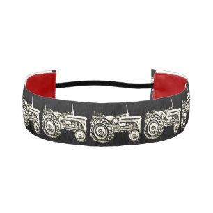 Cinta Para La Cabeza Tractor de fergor Vintage Gray Massey