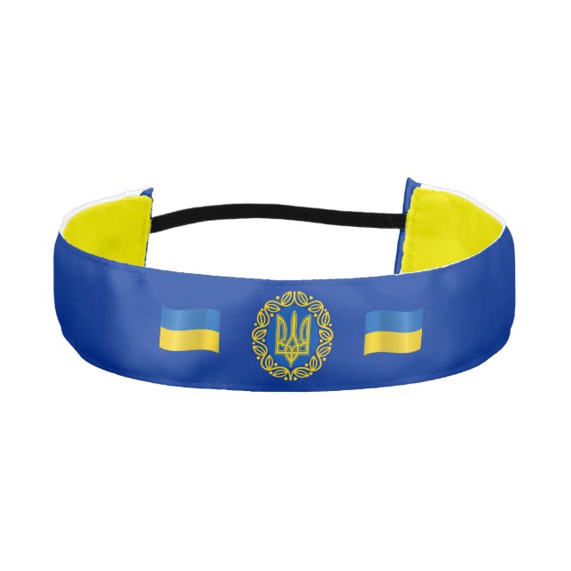 Cinta Para La Cabeza Ucrania, Tryzub Escudo de armas, República Ucrania (Anverso)