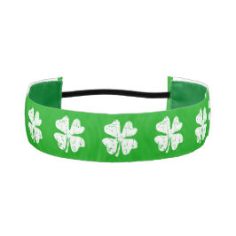 Cinta Para La Cabeza Venda afortunada del trébol del encanto del día