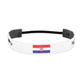 Cinta Para La Cabeza Venda de la bandera de Croacia