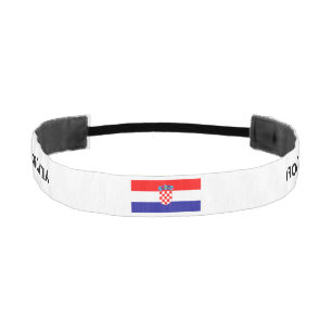 Cinta Para La Cabeza Venda de la bandera de Croacia