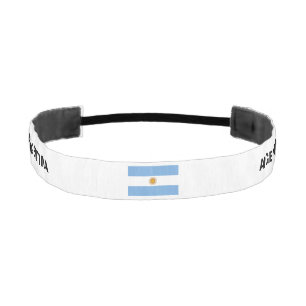 Cinta Para La Cabeza Venda de la bandera de la Argentina