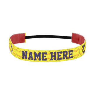 Cinta Para La Cabeza Venda del softball del personalizar