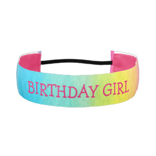 Cinta Para La Cabeza Venda el elástico del arco iris de la acuarela del