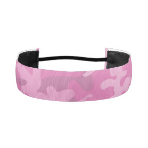 Cinta Para La Cabeza Venda rosada del modelo de Camo