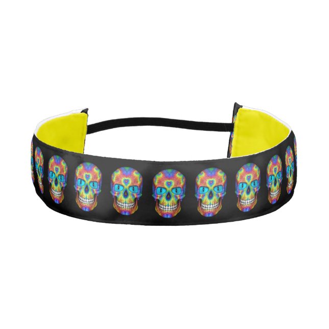 Cinta Para La Cabeza Vendas muertas de los Undead del zombi del cráneo (Anverso)