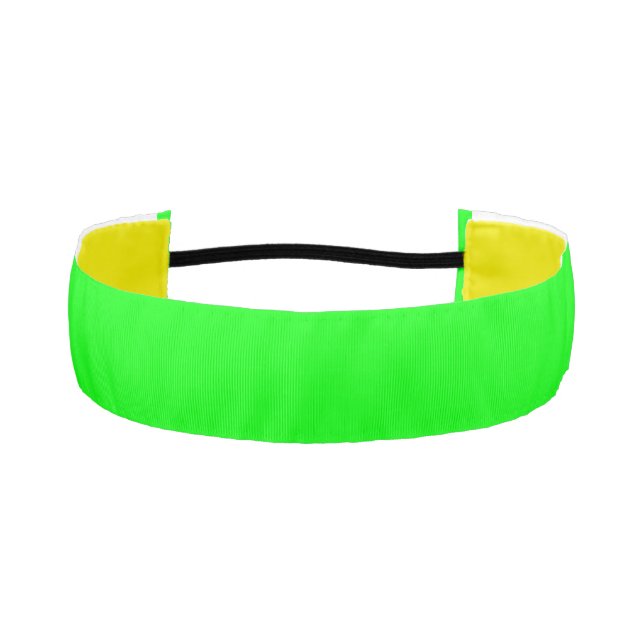 Cinta Para La Cabeza Verde brillante (Anverso)