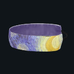 Cinta Para La Cabeza Vincent Van Gogh Starry Night Vintage Bella Artes<br><div class="desc">Vincent van Gogh Starry Night Bella Artes Painting Starry Night es un cuadro del artista holandés post-impresionista Vincent van Gogh. El cielo azul nocturno está lleno de nubes, estrellas y una luna creciente brillante. La noche estrellada es la única noche de la serie de vistas desde la ventana de su...</div>