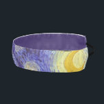 Cinta Para La Cabeza Vincent Van Gogh Starry Night Vintage Bella Artes<br><div class="desc">Vincent van Gogh Starry Night Bella Artes Painting Starry Night es un cuadro del artista holandés post-impresionista Vincent van Gogh. El cielo azul nocturno está lleno de nubes, estrellas y una luna creciente brillante. La noche estrellada es la única noche de la serie de vistas desde la ventana de su...</div>