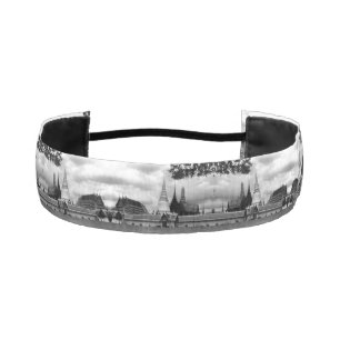 Cinta Para La Cabeza Vista del Palacio Real de la Capilla de Bangkok