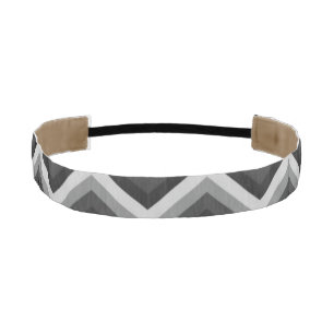 Cinta Para La Cabeza Zigzag retro Chevron del modelo