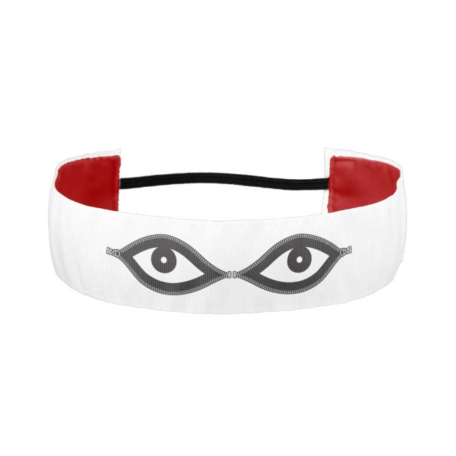 Cinta Para La Cabeza Zipper Eyes (Anverso)