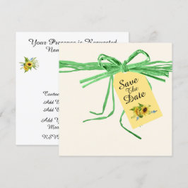 Cinta para toda ocasión y Invitación de Girasoles