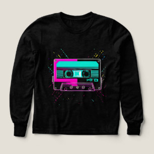 "Cinta Retro Cassette Cinta 80 Music Lover T-Shirt