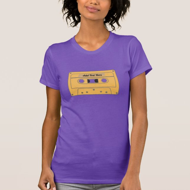 Cinta Retro Mix. Camiseta personalizada (Anverso)