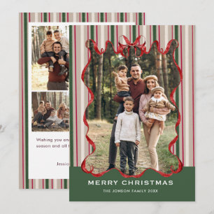 Cinta roja de terciopelo vintage de Navidad Coquet