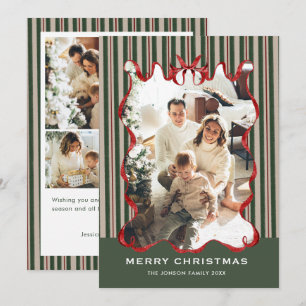 Cinta roja de terciopelo vintage de Navidad Coquet