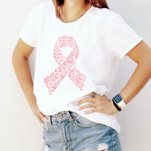 Cinta rosa Camisa de Concienciación sobre el Cánce (Subido por el creador)