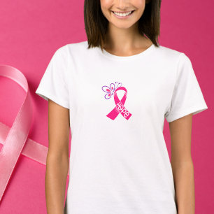 Cinta rosa Camisa de Concienciación sobre el Cánce