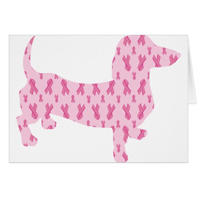Cinta rosa Dachshund (Anverso (Horizontal))