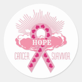 Cinta Rosa De Esperanza Pegatinas Sobrevivientes D