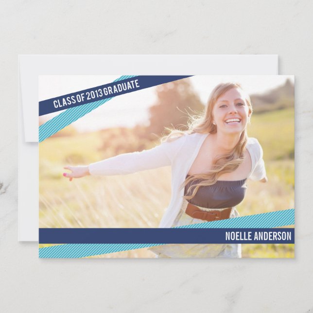 CINTA WASHI| INVITACIÓN DE GRADUACIÓN (Anverso)