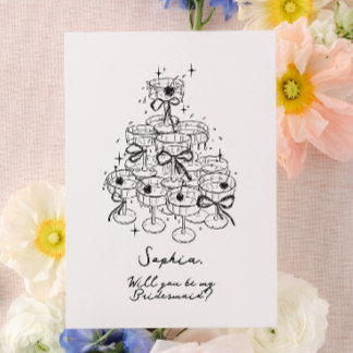 Cinta y tarjeta de dama de honor para la celebraci
