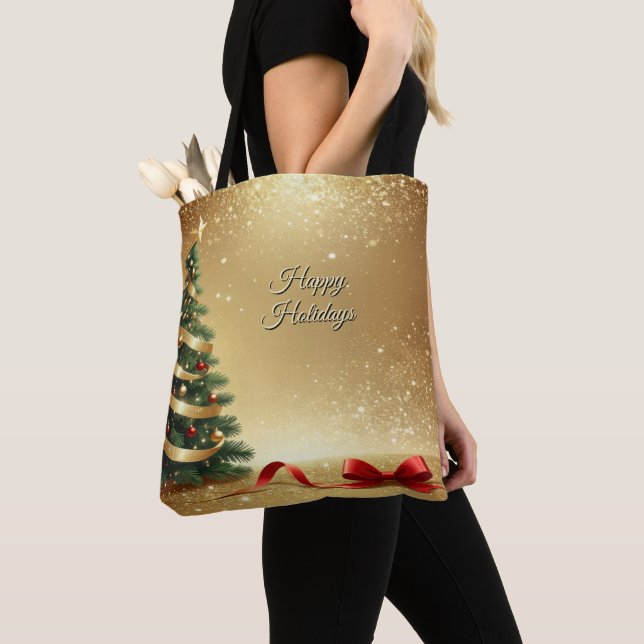 Cintas De árbol De Navidad Bolsa De mano De Vacaci (Detalle)