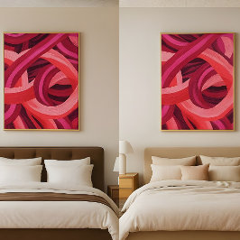 Cintas de Pinceladas Abstractas. Arte Moderno de S