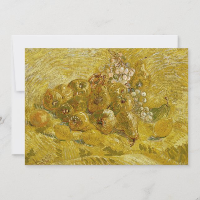 Cintas, Lemones, Peras, Uvas | Vincent van Gogh (Anverso)