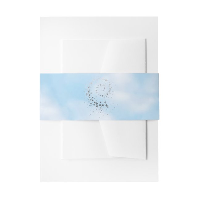 Cintas Para Invitaciones Acuarela Cloud 9 (Anverso Ejemplo)