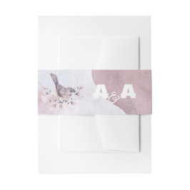 Cintas Para Invitaciones Acuarela de Burgundy Polvoriento 