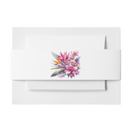 Cintas Para Invitaciones Acuarela Tropical Bliss-Boda-