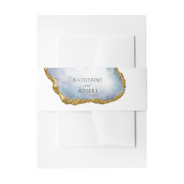 Cintas Para Invitaciones Agate Pearl Gold Boda