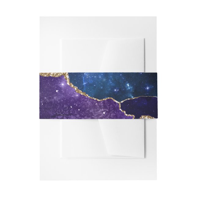 Cintas Para Invitaciones Agato de galaxia (Anverso Ejemplo)