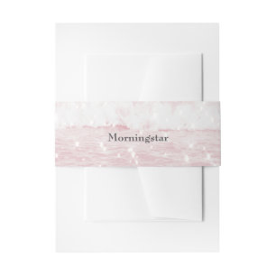 Cintas Para Invitaciones Aguas del océano rosa espumoso y asombroso