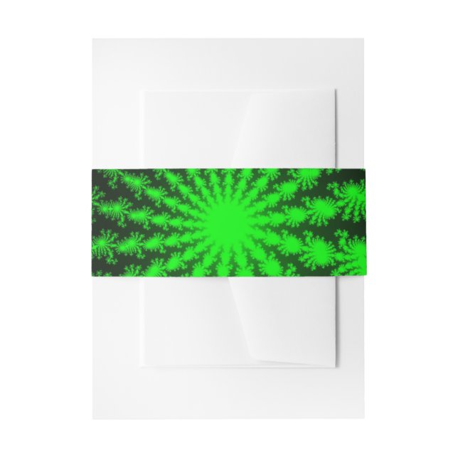 Cintas Para Invitaciones Alien Fractal Burst (Anverso Ejemplo)