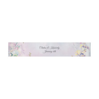 Cintas Para Invitaciones Amara Bandas Ventrales de Papel Personalizables